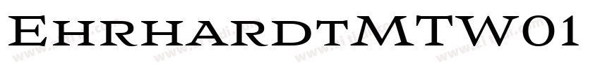 EhrhardtMTW01 SemiBo字体转换